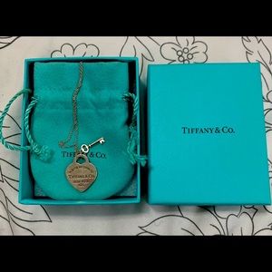 Tiffany & Co sterling silver heart necklace